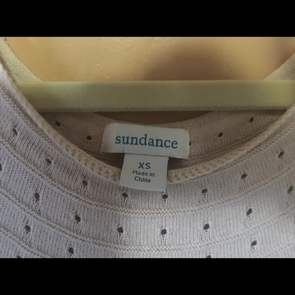 Sundance X-small knit dress in cream. Worn once. No snags. - Picture 5 of 6